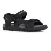 GEOX U8224D 050AU C9310 STRADA SANDAL BLACK
